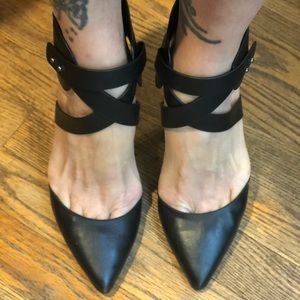 Joes Jeans Pete Black Heels Size 9-1/2